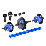 GPM RACING,TRAXXAS-MINI MAXX MONSTER (No Diffs Oil) 4140 CARBON STEEL + 7075 ALLOY FRONT & CENTRE & REAR COMPLETE DIFFERENTIAL TXMM3747