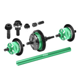 GPM RACING,TRAXXAS-MINI MAXX MONSTER (No Diffs Oil) 4140 CARBON STEEL + 7075 ALLOY FRONT & CENTRE & REAR COMPLETE DIFFERENTIAL TXMM3747