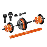 GPM RACING,TRAXXAS-MINI MAXX MONSTER (No Diffs Oil) 4140 CARBON STEEL + 7075 ALLOY FRONT & CENTRE & REAR COMPLETE DIFFERENTIAL TXMM3747