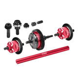 GPM RACING,TRAXXAS-MINI MAXX MONSTER (No Diffs Oil) 4140 CARBON STEEL + 7075 ALLOY FRONT & CENTRE & REAR COMPLETE DIFFERENTIAL TXMM3747