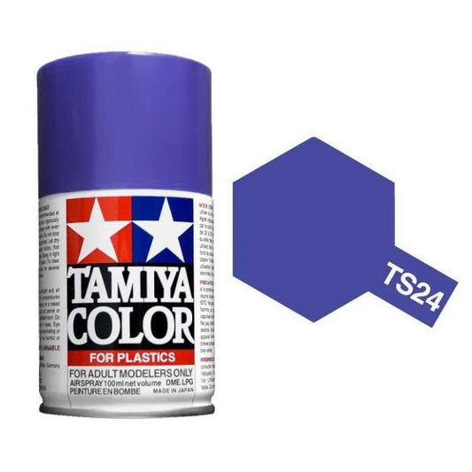 TAMIYA 85024  Lacquer Spray Paint, TS-24 Purple - 100ml Spray Can
