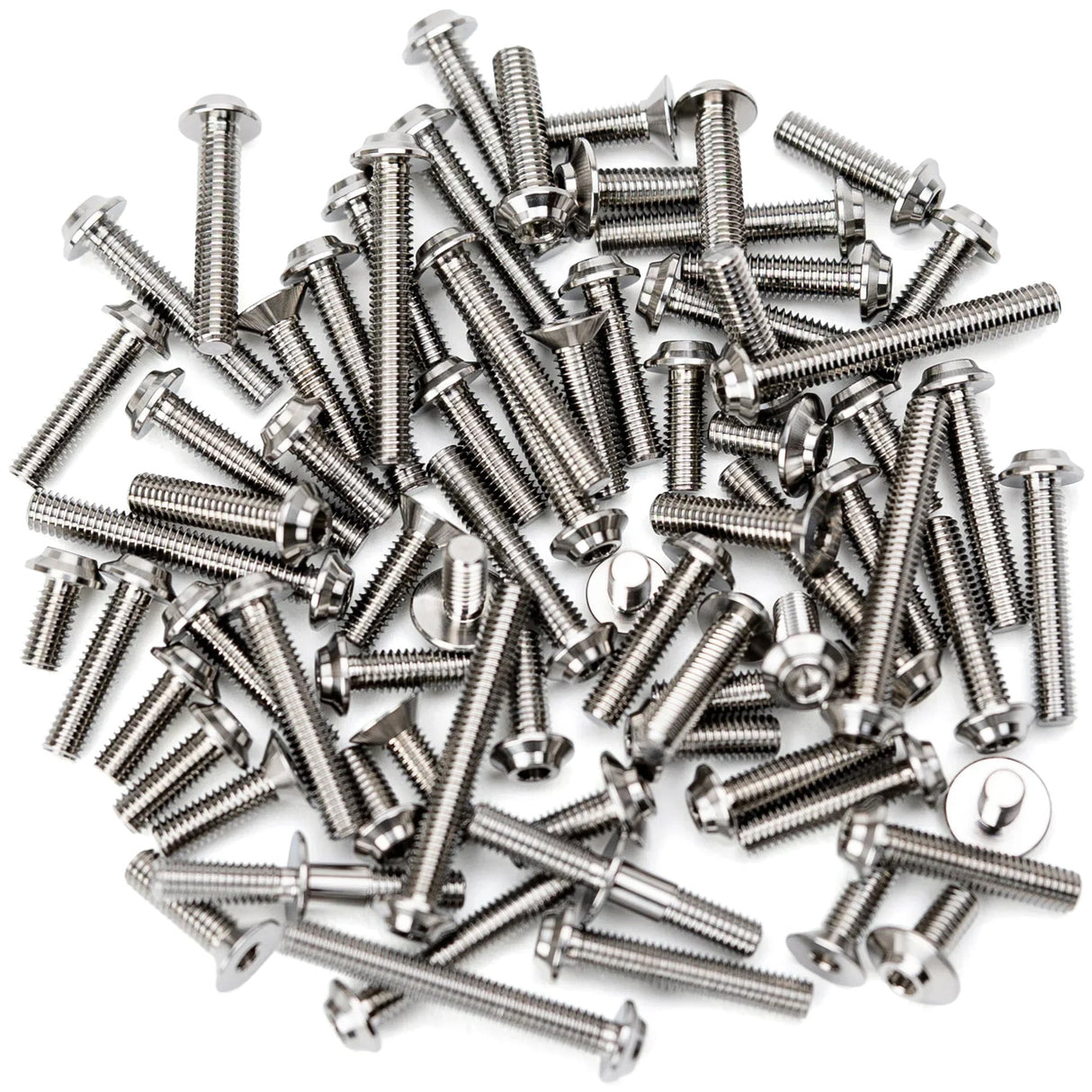 1up Racing Pro Duty Titanium Upper Screw Set - Tekno ET48 2.2 - 121pcs
