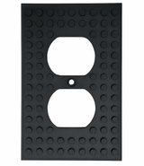 Build-On Duplex Outlet Cover Wall Plate for Kids’ Rooms