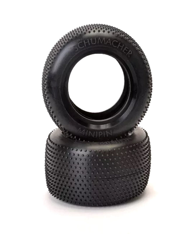 Schumacher U6816 "Mini Pin" 2.2 1/10 Truck Rear Tires (2) (Yellow)