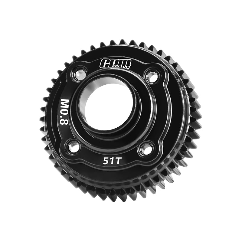 GPM RACING,TRAXXAS-UNLIMITED DESERT RACER 40Cr CARBON STEEL 51T CENTER DIFFERENTIAL SPUR GEAR (0.8 MODULUS ,32P) UDR051TS