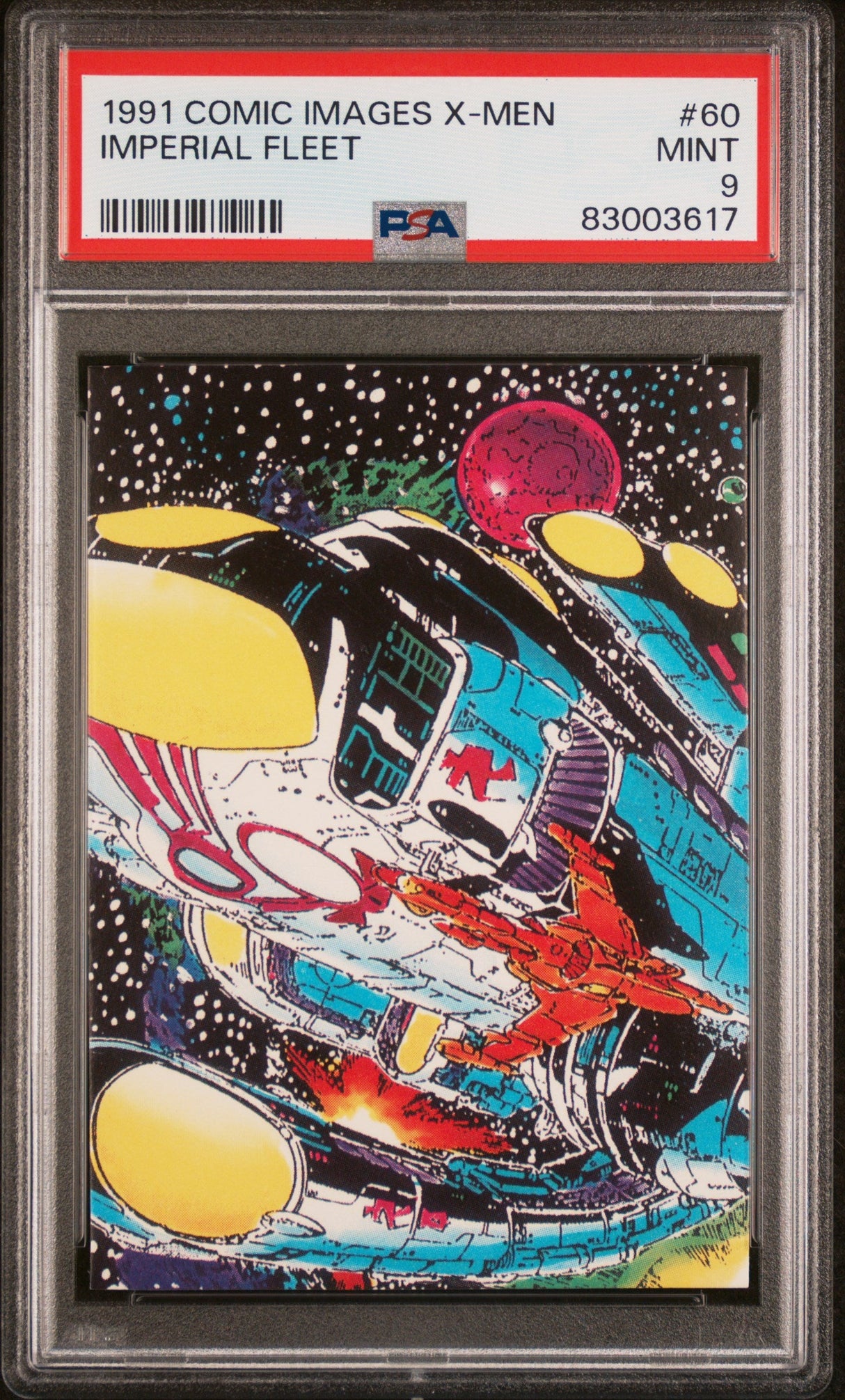 1991 COMIC IMAGES X-MEN IMPERIAL FLEET  #60 - PSA 9