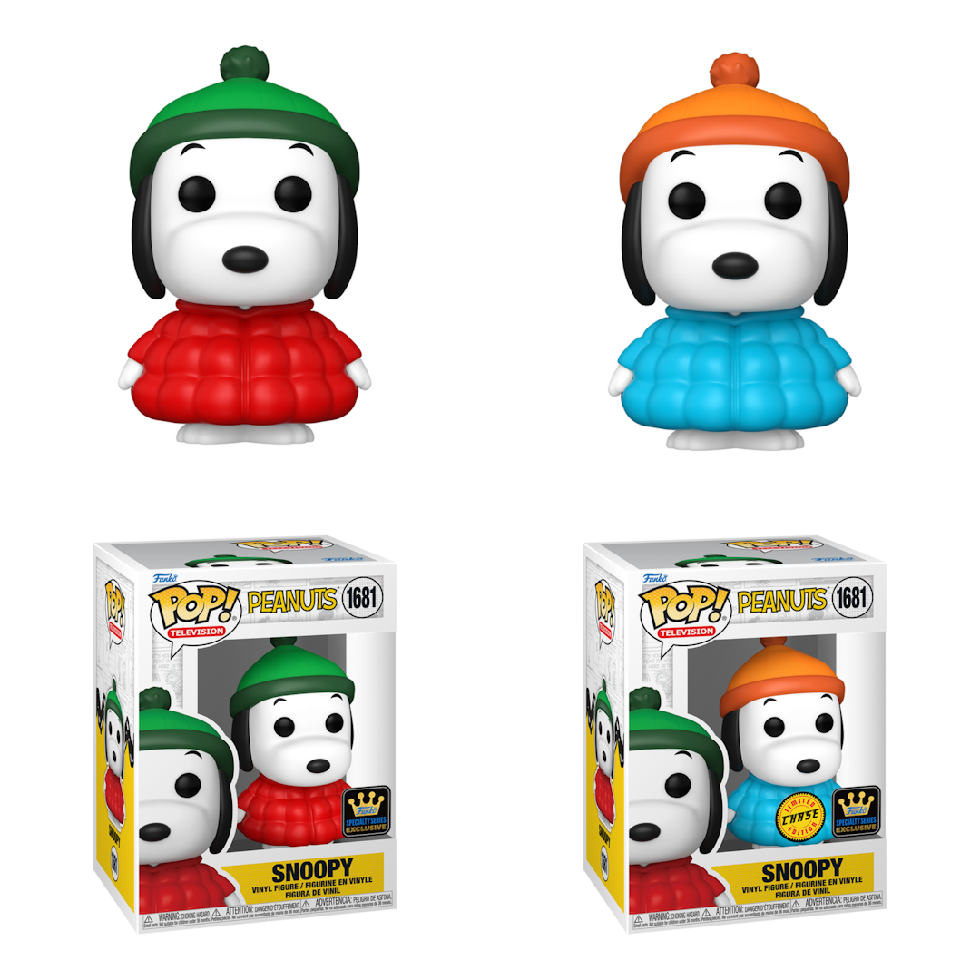 (PRE-ORDER) POP! Animation: Peanuts- Snoopy in Coat (Specialty Series Exclusive) (Chase Bundle)