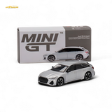 Mini GT Audi RS 6 Avant Florett Silver 1:64