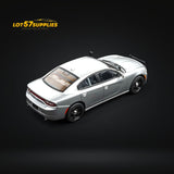 (Pre-Order) Elite Collectibles Dodge Warhorse Unmarked Police Interceptor Silver 1:64