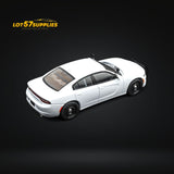 (Pre-Order) Elite Collectibles Dodge Warhorse Unmarked Police Interceptor White 1:64