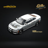 (Pre-Order) Elite Collectibles Dodge Warhorse Unmarked Police Interceptor Silver 1:64