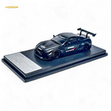 MC Nissan R35 GTR GT Matte Black Advan Liberty Walk 1:64