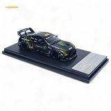 MC Nissan Skyline R35 GTR GT Matte Black Monster 1:64