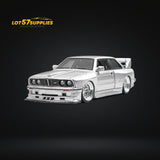 NA BMW E30 Wide-Body Silver 1:64