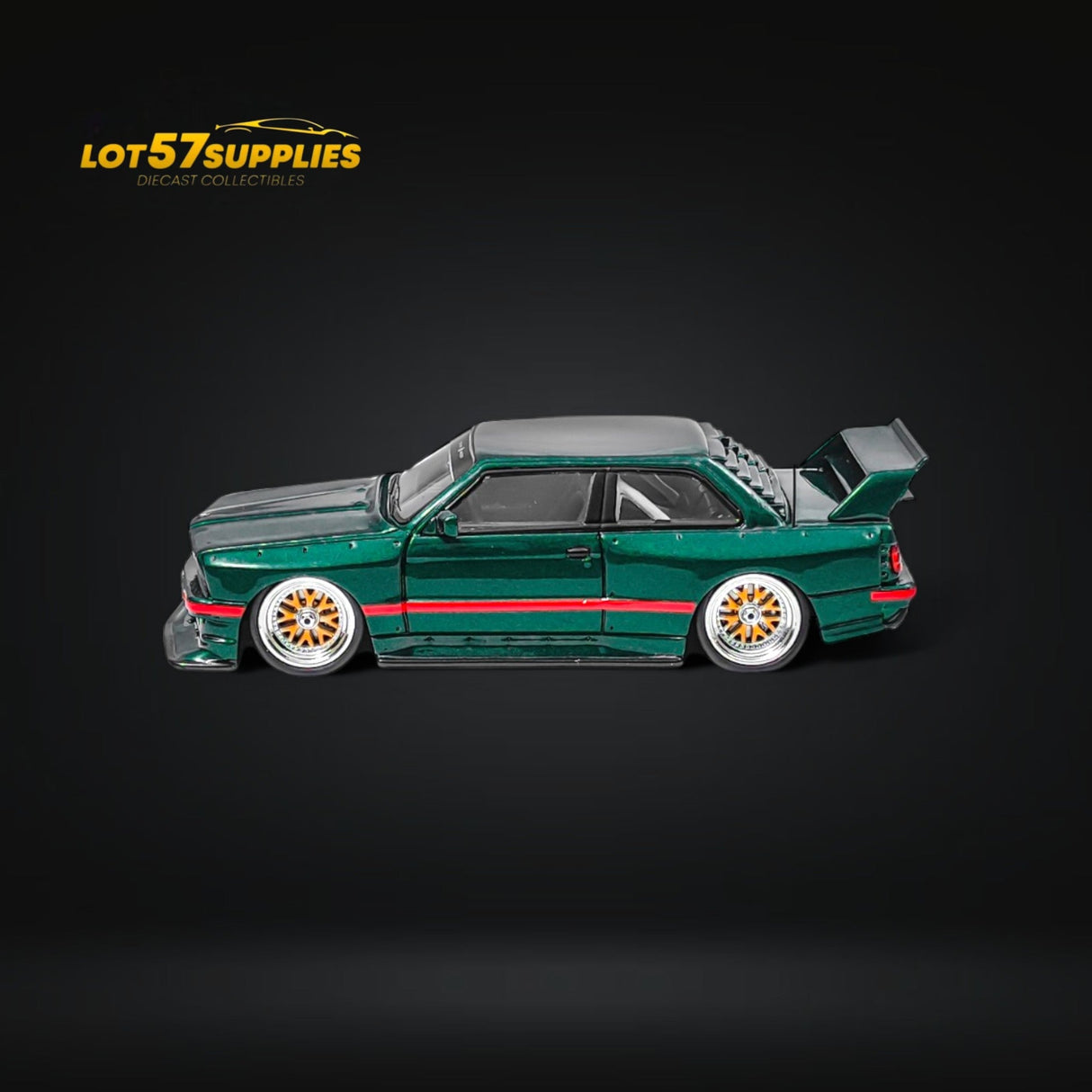 NA BMW E30 Wide-Body Green 1:64