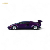 Findclassically Countach LP5000S Metallic Purple w/ Wing 1:64