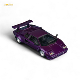 Findclassically Countach LP5000S Metallic Purple w/ Wing 1:64