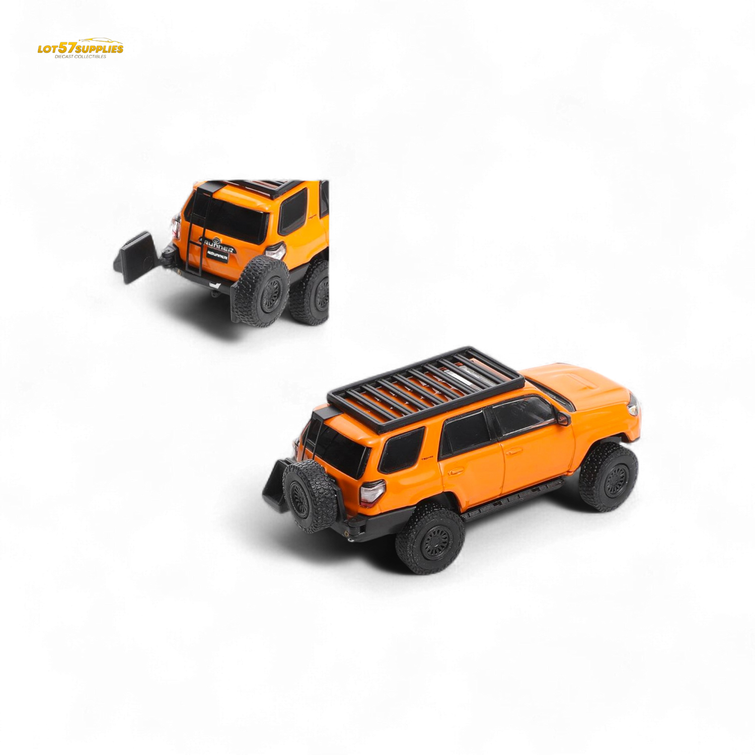 GCD Toyota Super Overlord Light Modified Version 4 Runner - Orange 1:64