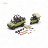 GCD Toyota Super Overlord Light Modified Version 4 Runner - Olive Green 1:64