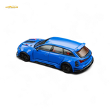 (Pre-Order) DCM Modified Audi RS6 Wagon Blue 1:64