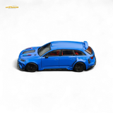 (Pre-Order) DCM Modified Audi RS6 Wagon Blue 1:64