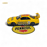 Fast Speed Skyline GT-R R34 Nismo Z-Tune Pennzoil #1 Yellow 1:64