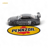 Fast Speed Skyline GT-R R34 Nismo Z-Tune Pennzoil Grey 1:64