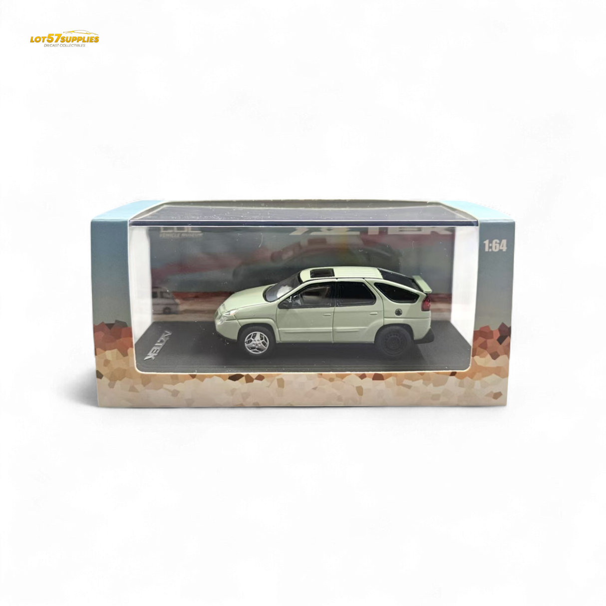 GOC 1:64 Pontiac Aztek – Fern Green (Beijing 2025 Limited Edition)
