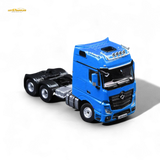 TimeMicro & Perka BENZ FLATBED TRANSPORT VEHICLE - Blue 1:64