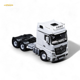 TimeMicro & Perka BENZ FLATBED TRANSPORT VEHICLE - White 1:64