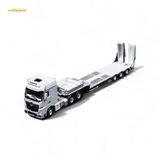 TimeMicro & Perka BENZ FLATBED TRANSPORT VEHICLE - White 1:64
