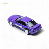 (Pre-Order) TimeMicro Skyline GT-R R32 Los Santos Drift Purple 1:64