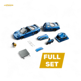 Findclassically NSX TRA Transparent Blue Full Set 1:64