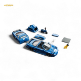 Findclassically NSX TRA Transparent Blue Full Set 1:64