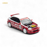 Motorhelix Honda Civic EK9 White Red 1:64