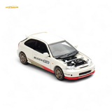 Motorhelix Honda Civic EK9 MUGEN White 1:64
