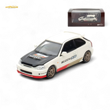Motorhelix Honda Civic EK9 MUGEN White 1:64