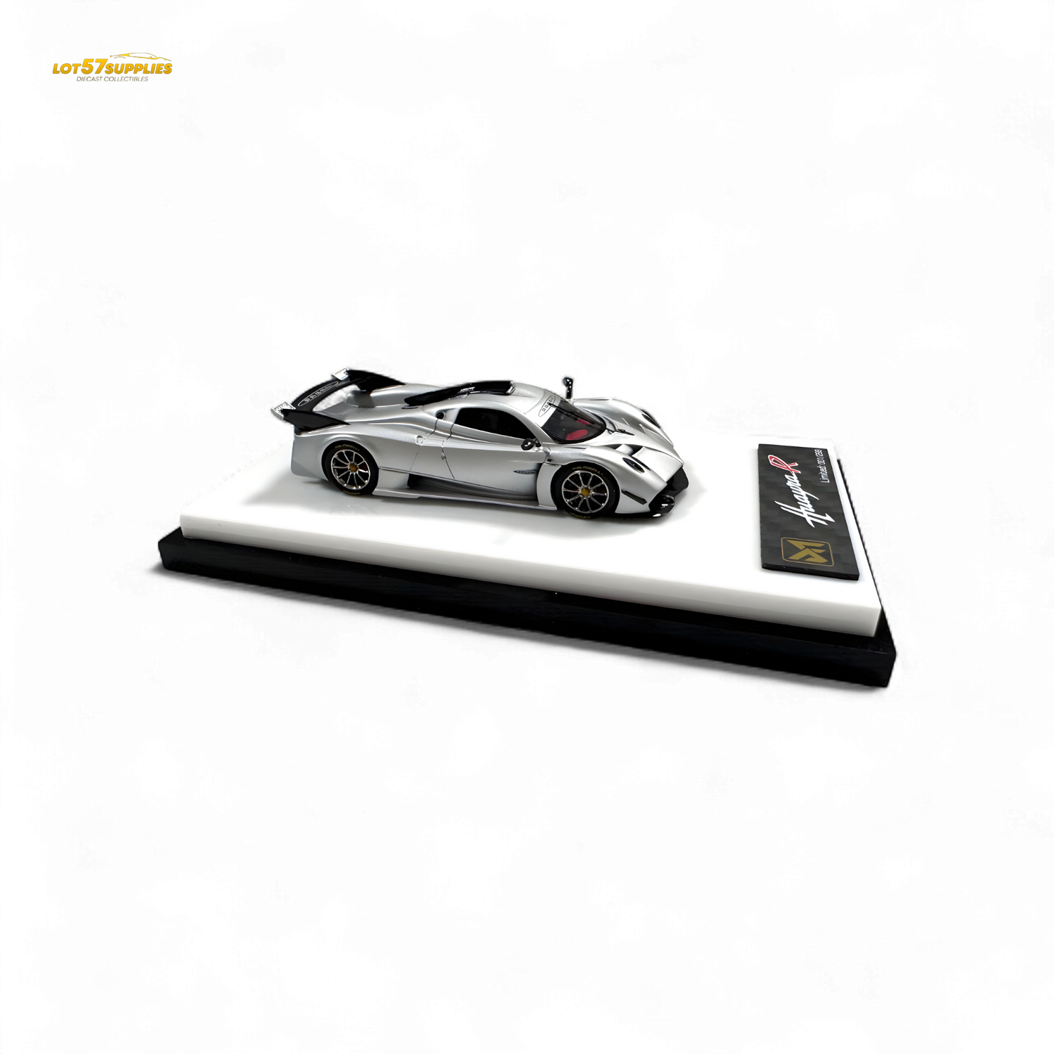 DMY Pagani Huayra R Matte Silver 1:64