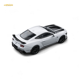 (Pre-Order) DCM Mustang Dark Horse - Crystal White - Black Wheels 1:64