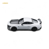 (Pre-Order) DCM Mustang Dark Horse - Crystal White - Black Wheels 1:64