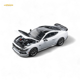 DCM Mustang Dark Horse Crystal White 1:64