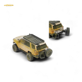 GCD Toyota Speed Master Silver Muddy 4 RUNNER – Silver Muddy 1:64