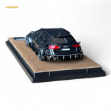 Qidian Model Audi RS6 Avant (C7) Wide-Body Modified Black 1:64