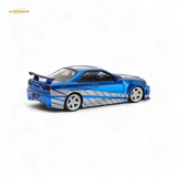 Fast Speed Skyline GT-R R34 Nismo Z-Tune Blue 1:64
