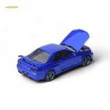 Focal Horizon Skyline GT-R R34 V-SPEC-II Bayside Blue 1:64