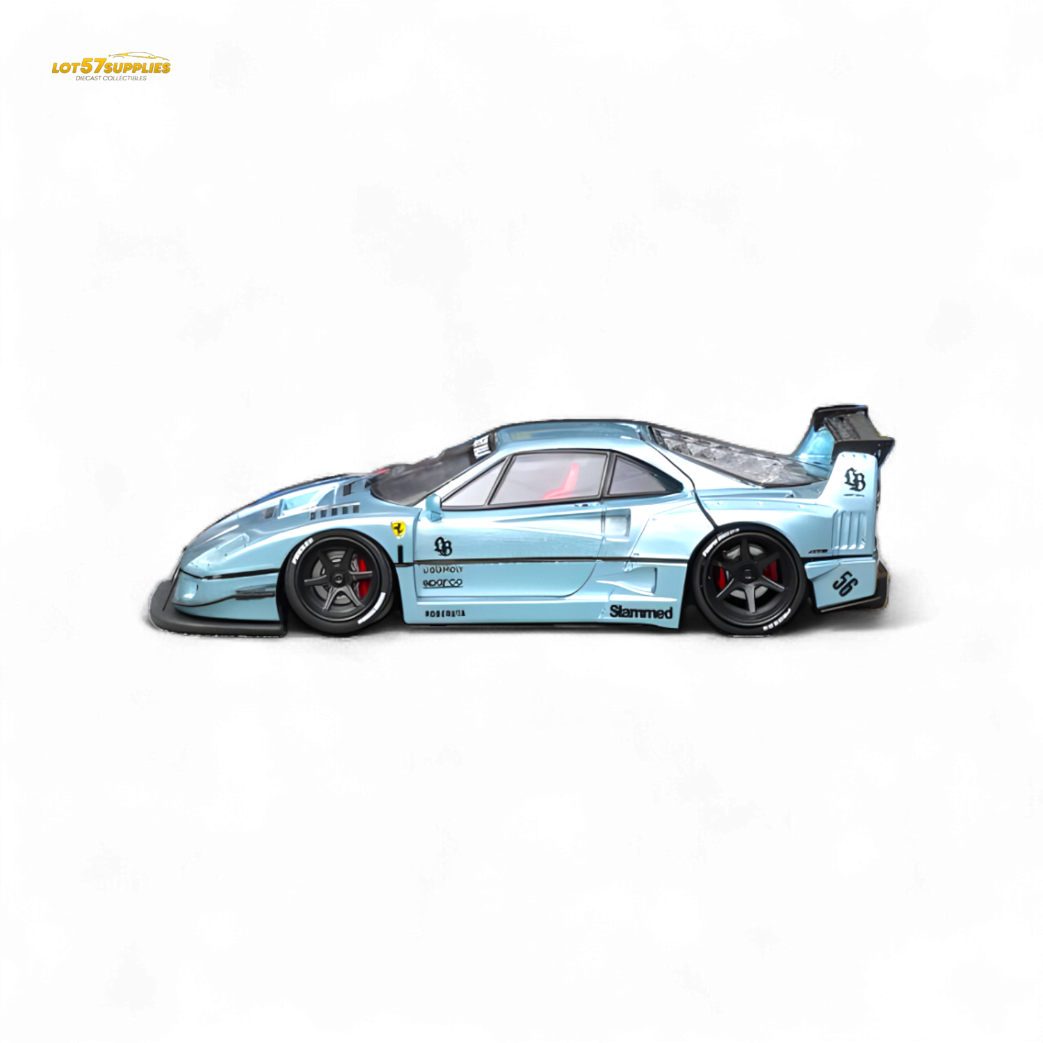Star Model Ferrari F40 LB-Works WideBody Ice Blue 1:64