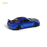 Fuji Skyline R34 GT-R Nismo Z-Tune Bayside Blue 1:64