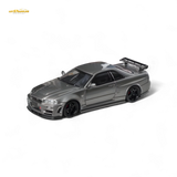 Fuji Skyline R34 GT-R Nismo Z-Tune Gun Grey 1:64