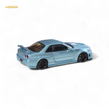 Fuji Skyline R34 GT-R Nismo Z-Tune Ice Blue 1:64