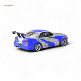 Focal Horizon Skyline GT-R R34 NFS Silver Blue 1:64